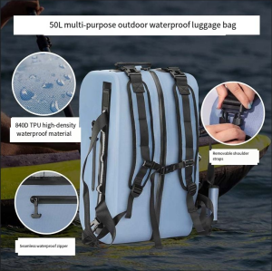 840DTPU 50L Outdoor waterproof duffle bag - 图片 4
