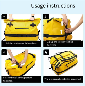 New Outdoor Duffle Bag Camping Storage Bag Fishing Boating Waterproof Bag Waterproof Bag Off-road Roof Storage Bag - 图片 2