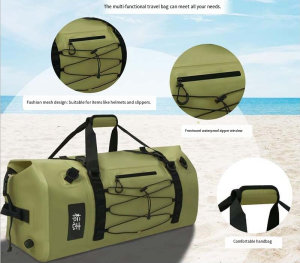 60LNew cross-border hot-selling outdoor travel camping and cycling travel large capacity waterproof luggage bag multi-functional waterproof bag - 图片 2