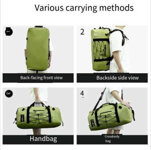 60LNew cross-border hot-selling outdoor travel camping and cycling travel large capacity waterproof luggage bag multi-functional waterproof bag - 图片 3