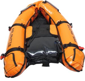 Scuba Diving Inflatable Gangway Float Boat with Dive Flag & Air Pump, Orange - 图片 3