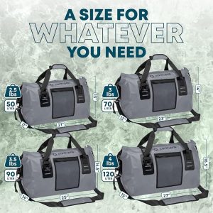 Waterproof Duffel Bag - Heavy Duty Motorcycle Dry Bag with Large Storage Space Perfect for Traveling, Camping, Kayaking, Fishing & Canoeing Bag 50L/70L/90L/120L Sizes - 图片 2